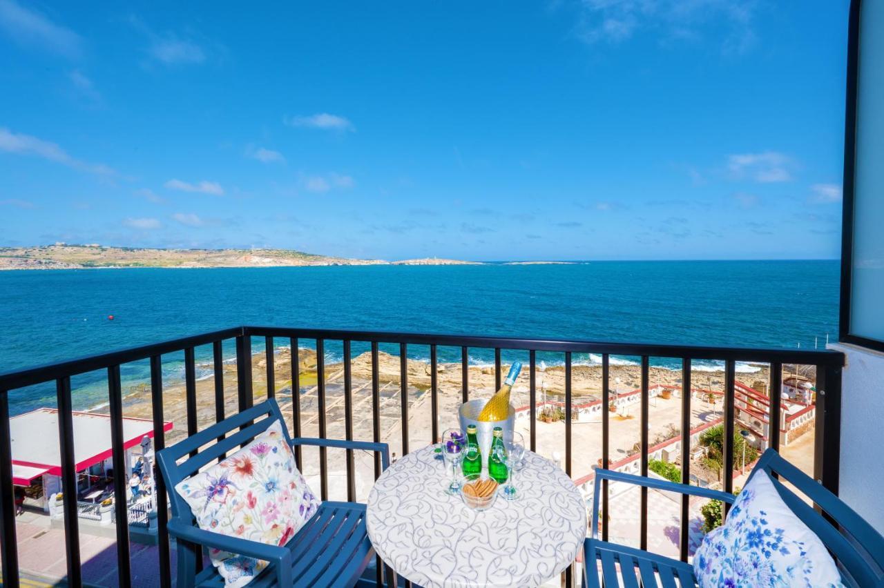 Islet Promenade Seafront Family Apartment With 2 Balconies By Getawaysmalta 圣保罗湾城 外观 照片
