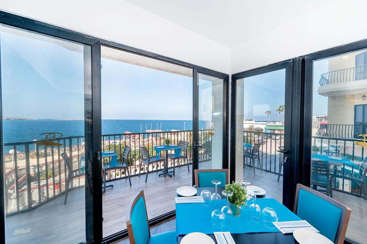 Islet Promenade Seafront Family Apartment With 2 Balconies By Getawaysmalta 圣保罗湾城 外观 照片